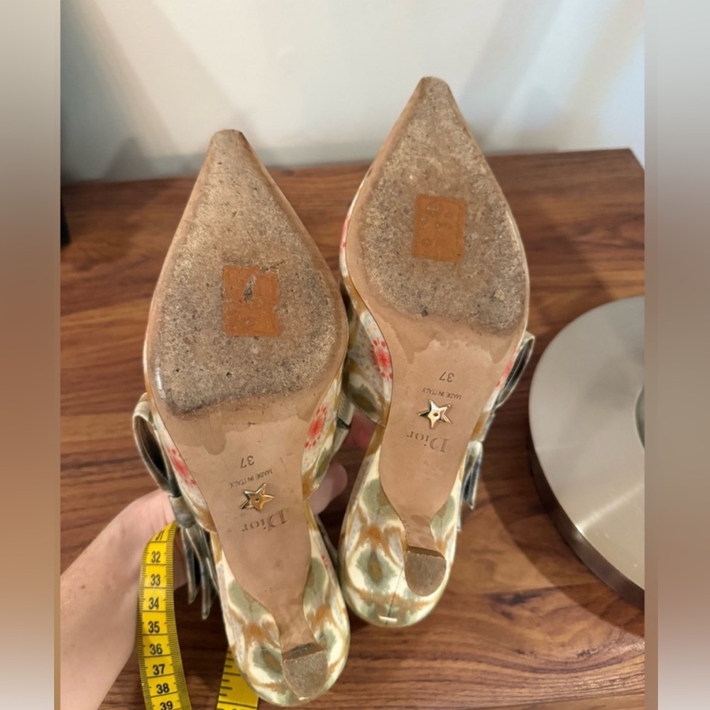 Christian Dior Kaleidoscope Tie Dye Kitten Heels - Picture 6 of 6